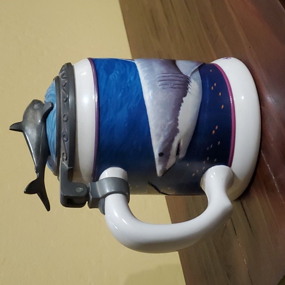 Anheuser-Busch Great White Shark beer stien - Picture 3 of 7